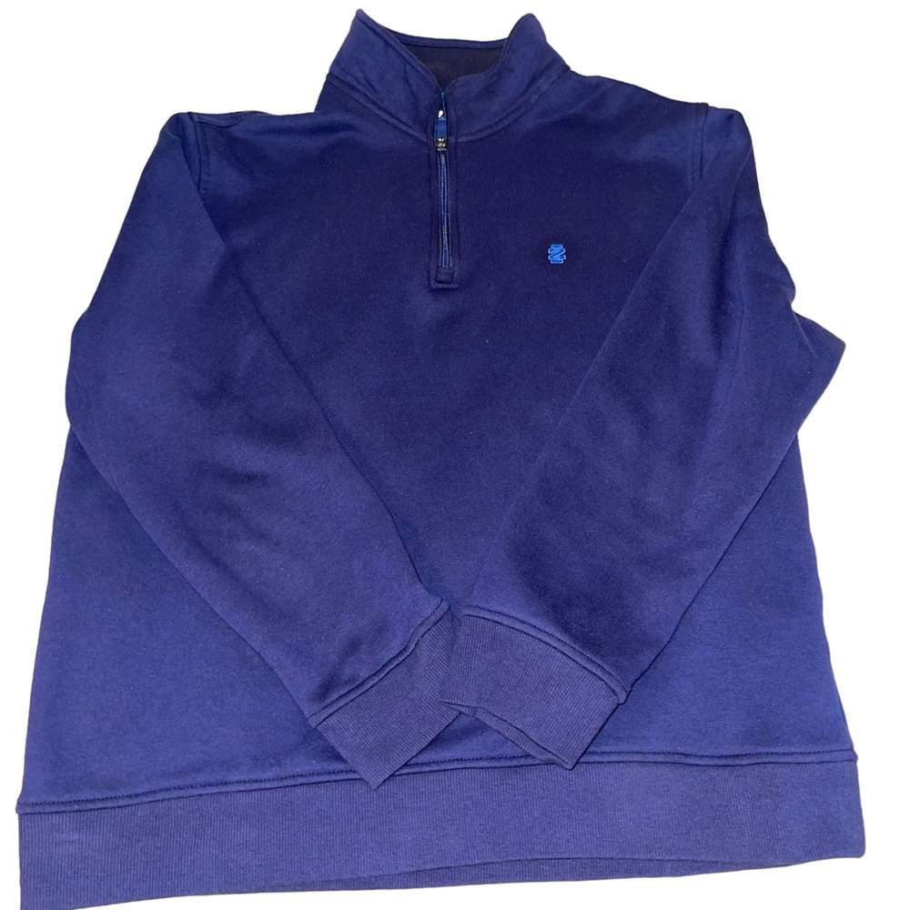 IZOD Advantage Performance Stretch/Extensible Men’s 3/4 Zip Pullover Size L Navy